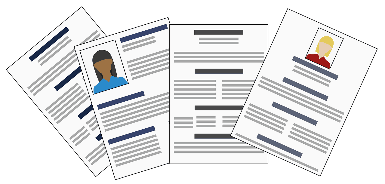 Recruiter reviewing applicants who have applied within their organisation but also considering methods on how to enhance recruitment