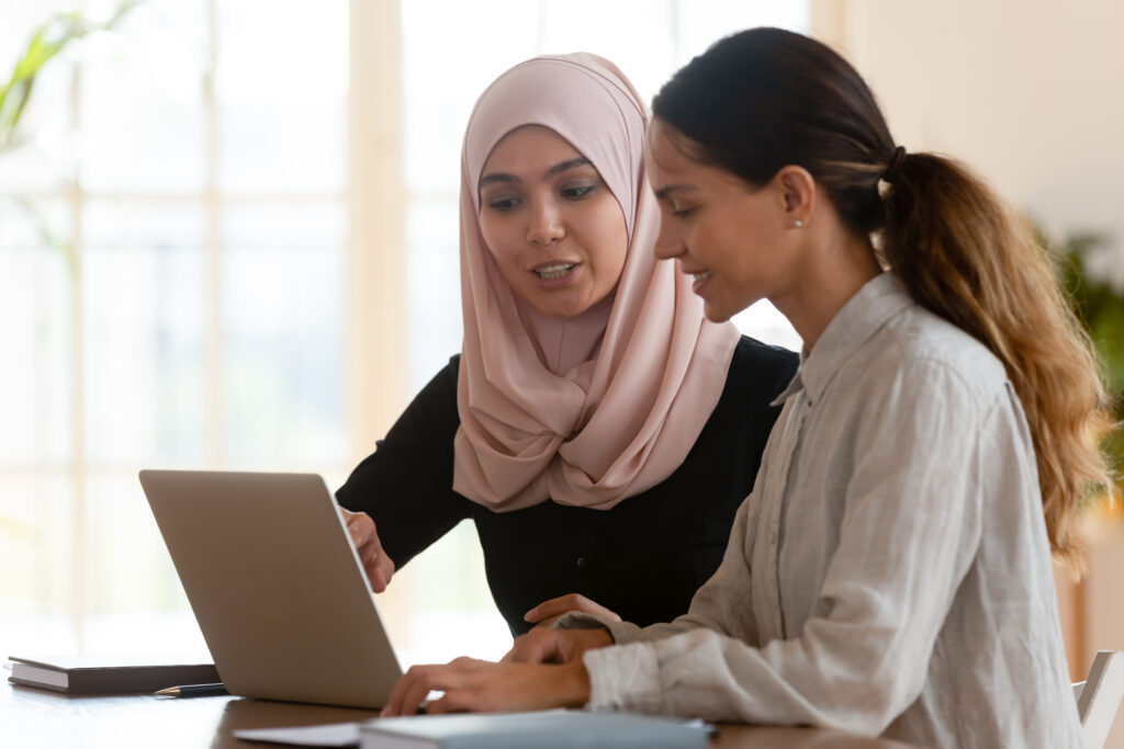 Apprentice receives guidance from a organisation manager, who understands the importance of employing an apprentice.