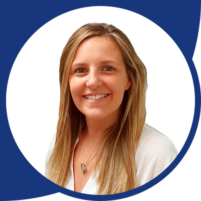 Emily-Hunter-Headshot-Blue Arrow Up Left Shape